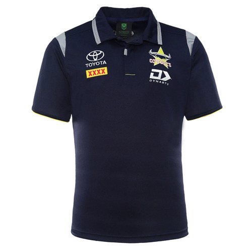 North Queensland Cowboys NRL 2022 Dynasty Media Polo Sizes S-5XL! 