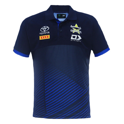 North Queensland Cowboys NRL 2024 Dynasty Alternate Media Polo Sizes S-7XL!
