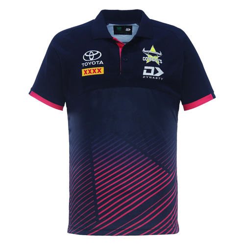 North Queensland Cowboys NRL 2024 Dynasty WIL Polo Sizes S-7XL!