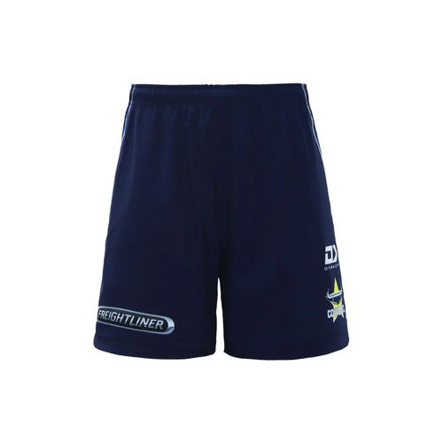North Qld Cowboys NRL Dynasty Navy Gym Shorts Sizes S-7XL! T3