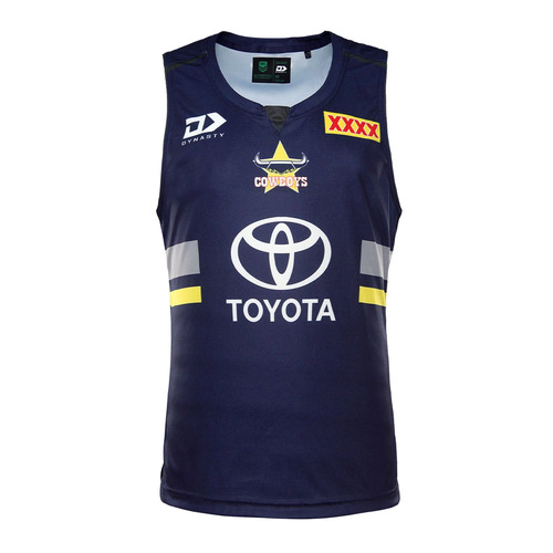 North Queensland Cowboys NRL 2022 Dynasty Training Singlet Sizes S-5XL!