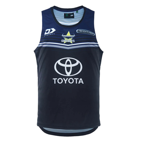 North Queensland Cowboys NRL 2023 Dynasty Alternate Training Singlet Sizes S-3XL!