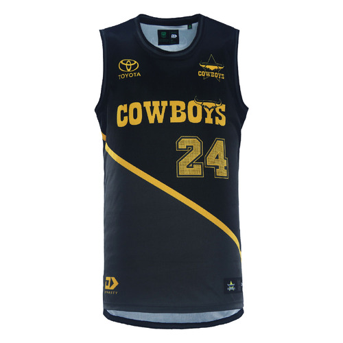 North Queensland Cowboys NRL 2024 Dynasty Basketball Singlet Sizes S-7XL!