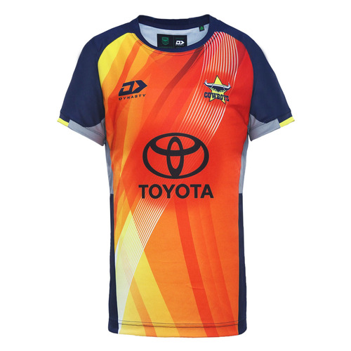 North Qld Cowboys 2024 Dynasty Warm Up Shirt Kids Sizes 4-16!