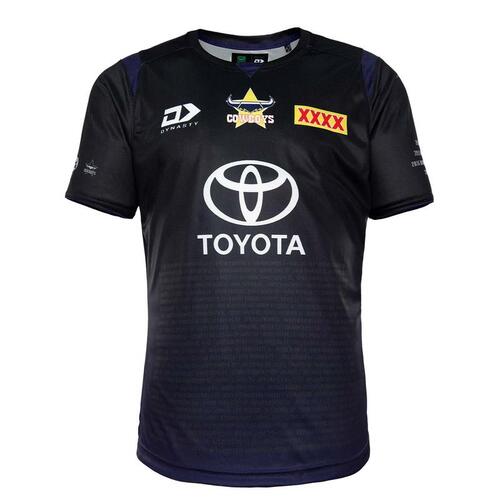 North Qld Cowboys NRL 2022 Dynasty Warm-Up Shirt Sizes S-5XL!