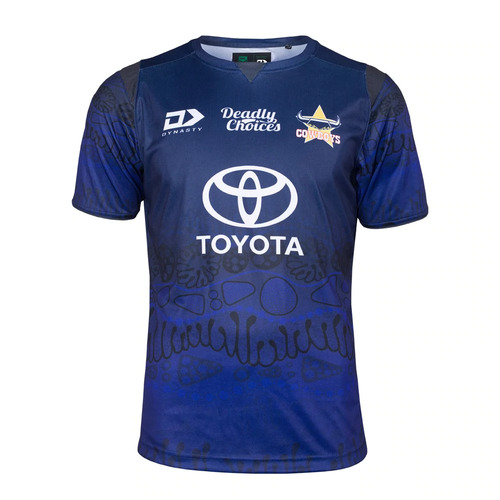 North Qld Cowboys NRL Dynasty Indigenous Training T Shirt Sizes S-3XL! T2