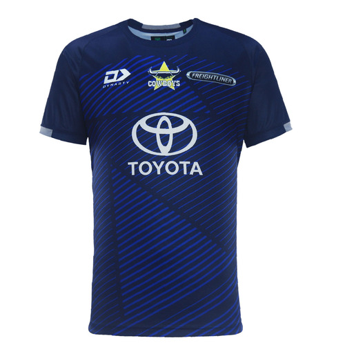 North Queensland Cowboys NRL 2024 Dynasty Navy Training Tee Sizes S-7XL!