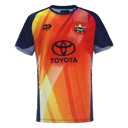 North Queensland Cowboys NRL 2024 Dynasty Warm Up Tee Sizes S-7XL!