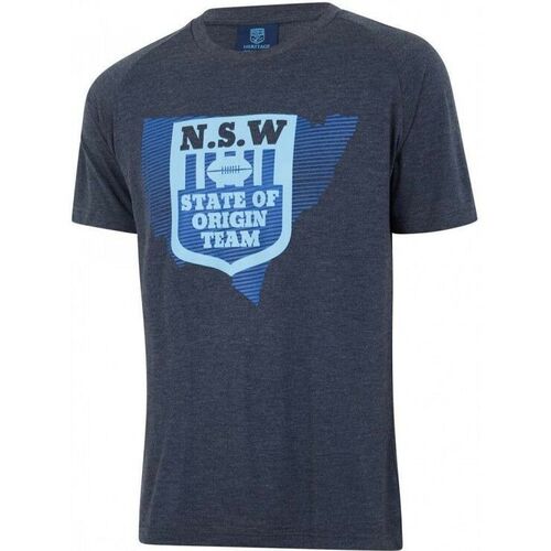 NSW Blues State Of Origin NSWRL Retro Heritage Logo T Shirt Sizes S-5XL! W18
