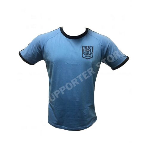 NSW Blues State Of Origin NSWRL Sky Retro Heritage Logo T Shirt Sizes S-5XL! W19