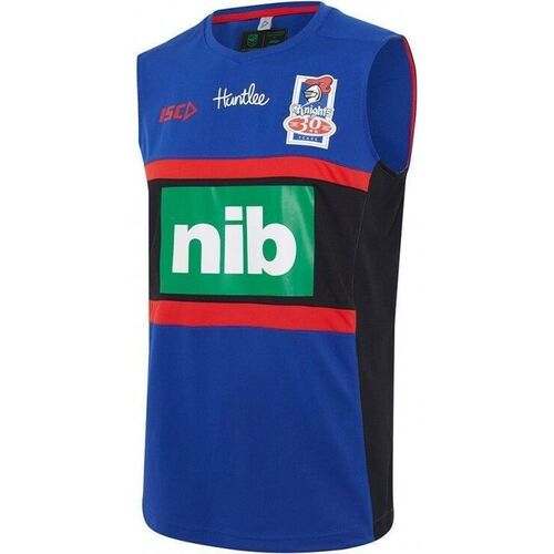 Newcastle Knights NRL Players ISC Training Singlet/Tank Top Size S-5XL! T7