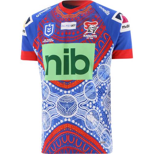Newcastle Knights NRL 2022 O'Neills Indigenous Jersey Sizes S-5XL!