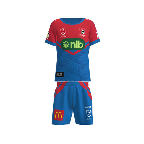 Newcastle Knights NRL 2023 Classic Home Jersey Toddlers Set Sizes 0-4!
