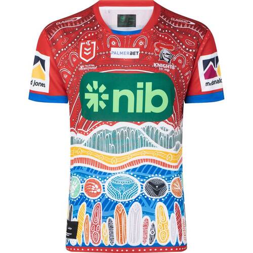 Newcastle Knights NRL 2023 Classic Indigenous Jersey Sizes S-5XL!