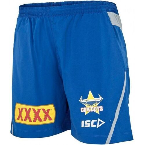 NQ Cowboys NRL Players ISC Training Shorts Adults & Kids Sizes!  T8