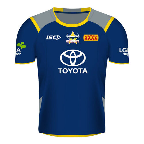 NIL North Queensland Cowboys NRL ISC Training T Shirt Sizes S-5XL! In Stock! T8