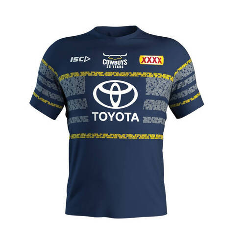 North Queensland Cowboys 2020 NRL Players Run Out Tee Shirt Sizes S-5XL!