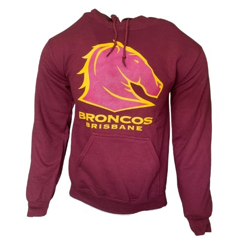 Brisbane Broncos 2024 NRL Logo Hoody Sizes S-3XL!