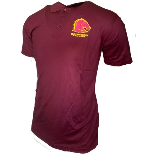 Brisbane Broncos 2024 NRL Mens Polo Shirt Sizes S-3XL!