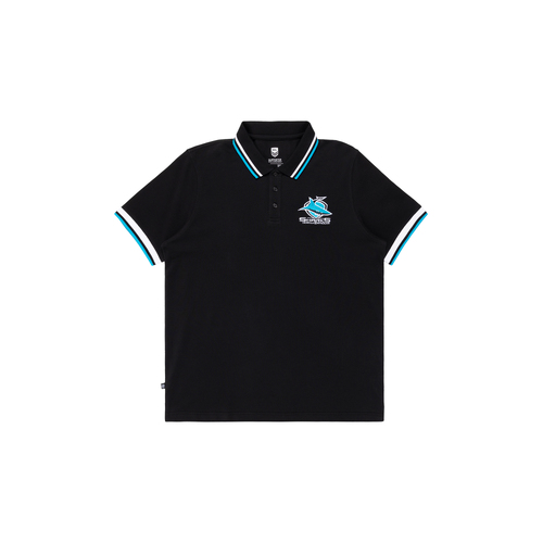 Cronulla Sharks NRL NAR Pisque Gold Polo Size S-3XL! S4