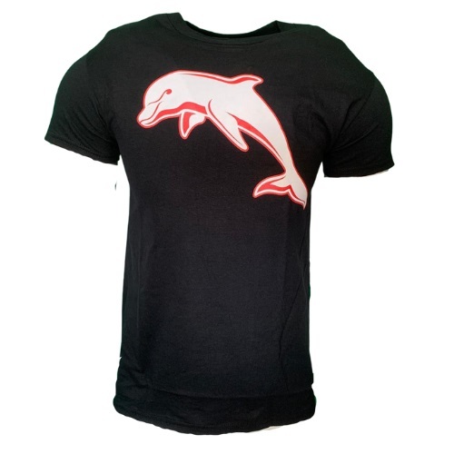 Redcliffe Dolphins 2024 NRL Logo T-Shirt Sizes S-5XL!