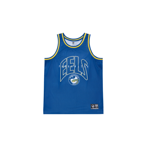 Parramatta Eels NRL NAR Basketball Singlet Size S- 5XL! S4