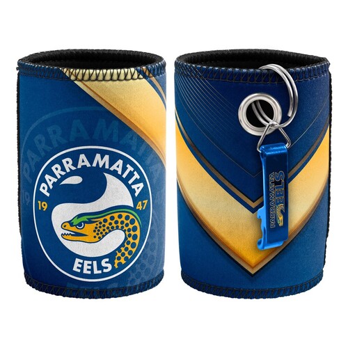 Parramatta Eels NRL Stubby Holder Can Cooler & Bottle Opener!