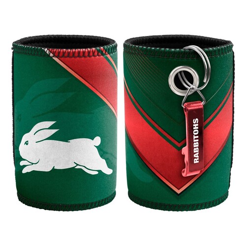 South Sydney Rabbitohs NRL Stubby Holder Can Cooler & Bottle Opener!