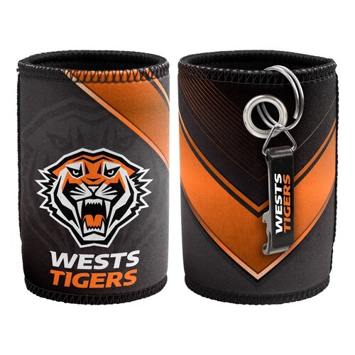 Wests Tigers NRL Stubby Holder Can Cooler & Bottle Opener!