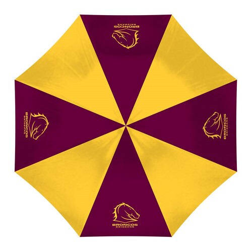 Brisbane Broncos NRL 60cm Compact Umbrella!!