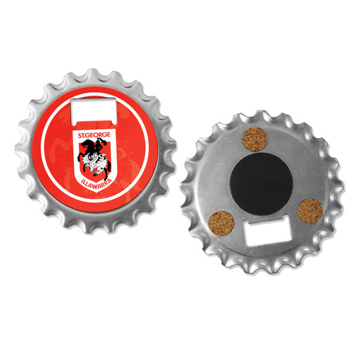 St George Dragons NRL 3 in 1 Magnetic Bottle Opener