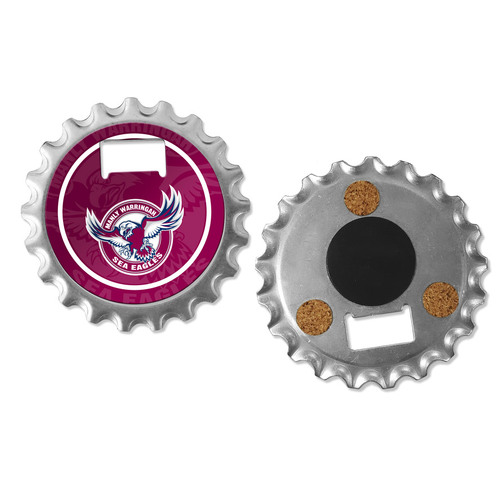 Manly Sea Eagles NRL 3 in 1 Magnetic Bottle Opener