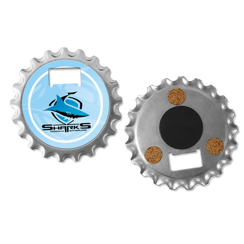 Cronulla Sharks NRL 3 in 1 Magnetic Bottle Opener