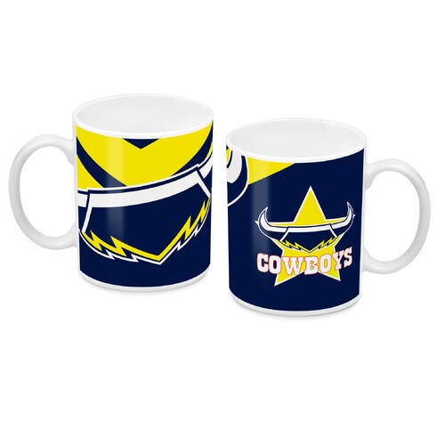 North Queensland Cowboys NRL Gift Team Logo Ceramic Coffee Cup Mug F22