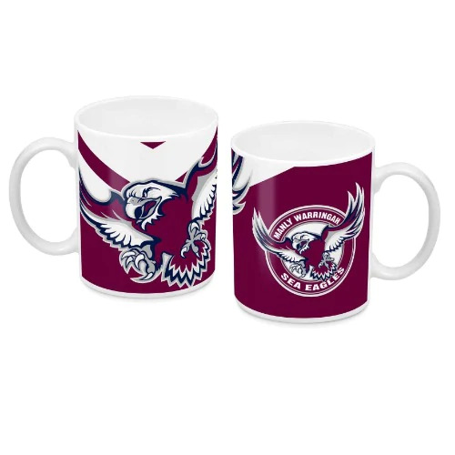 Manly Sea Eagles NRL New Gift Team Logo Ceramic Coffee Cup Mug!