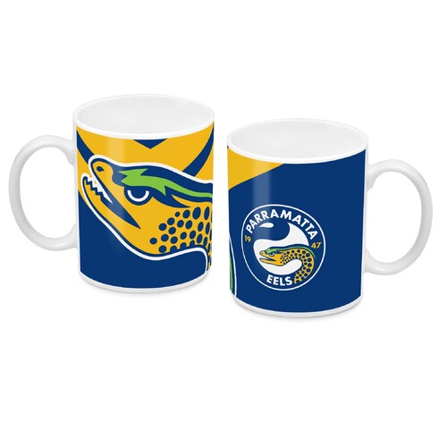 Parramatta Eels NRL Gift Team Logo Ceramic Coffee Cup Mug F22