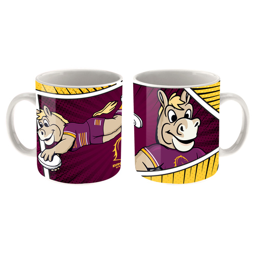 Brisbane Broncos NRL Team Ceramic Massive Mug!