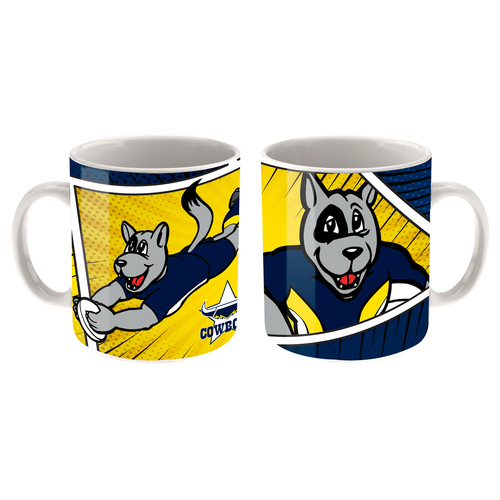 North Queensland Cowboys NRL Team Ceramic Massive Mug!