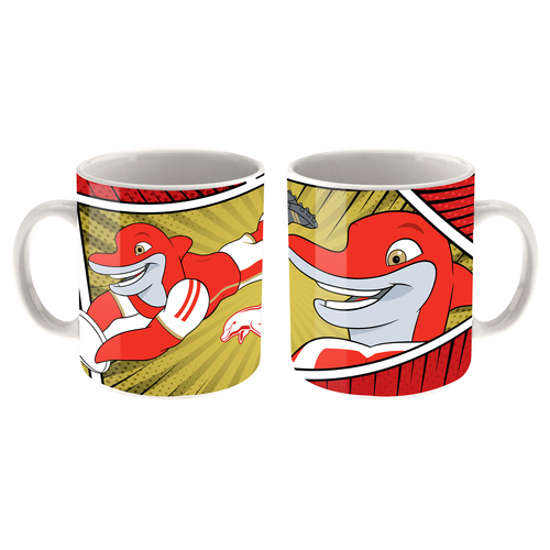 The Dolphins NRL Team Ceramic Massive Mug!
