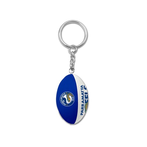 Official NRL Parramatta Eels Ball Keyring Keychain