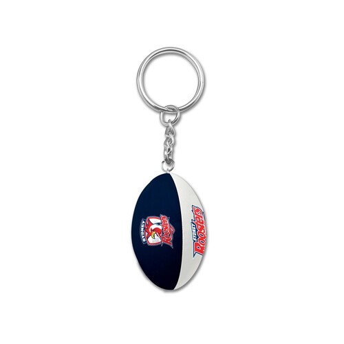 Official NRL Sydney Roosters Ball Keyring Keychain