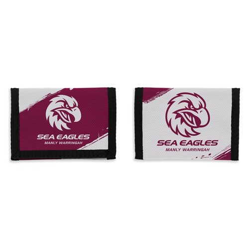 Official NRL Manly Sea Eagles Team Logo Sports Wallet 