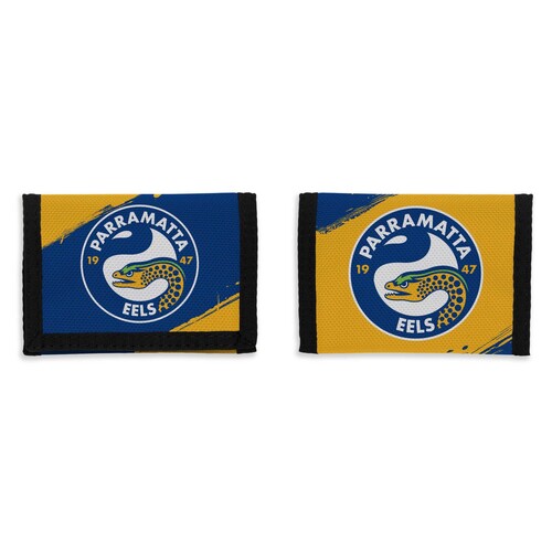 Official NRL Parramatta Eels Team Logo Sports Nylon Wallet