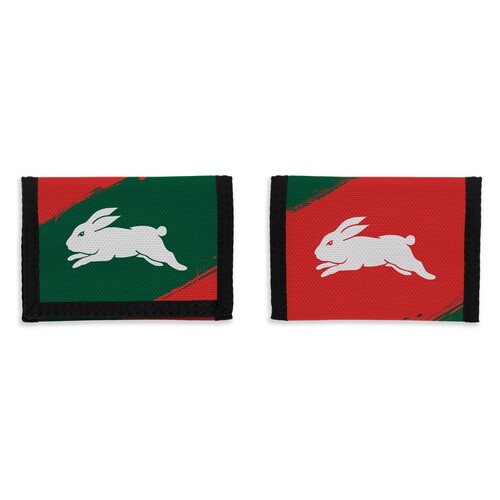 Official NRL South Sydney Rabbitohs Team Logo Sports Nylon Wallet