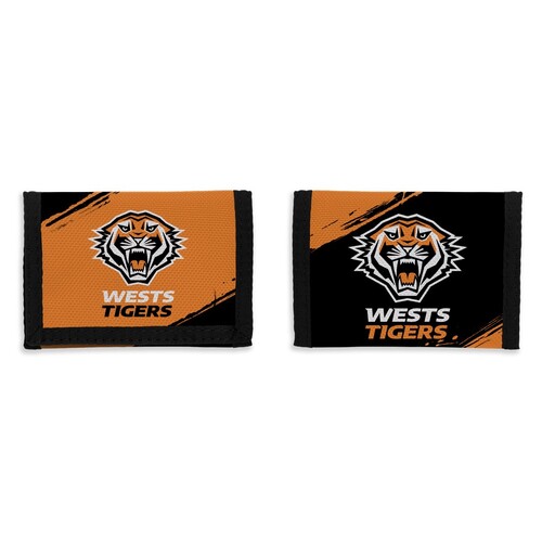 Official NRL West Tigers Team Logo Sports Wallet 