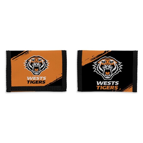 Official NRL West Tigers Team Logo Sports Wallet 