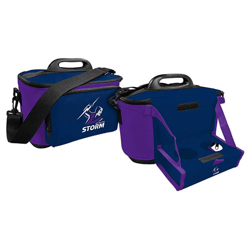 Melbourne Storm NRL Insulated Lunch Cooler Bag Lunch Box w/Tray!