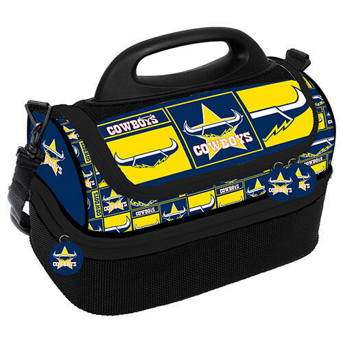 North Queensland Cowboys NRL Insulated Lunch Print Dome Cooler Bag Lunch Box 