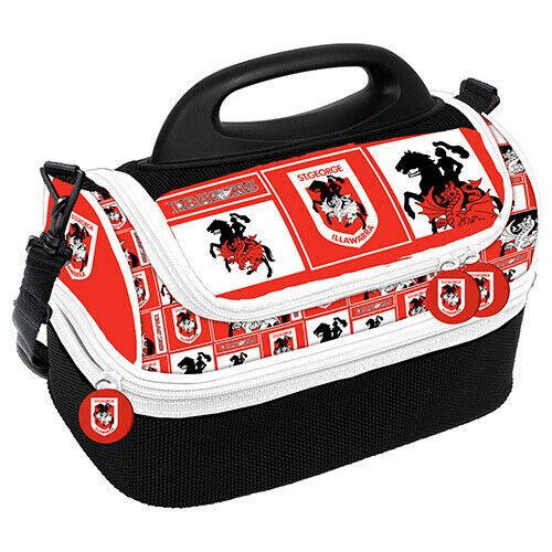 St George Illawarra Dragons NRL Insulated Lunch Print Dome Cooler Bag Lunch Box 