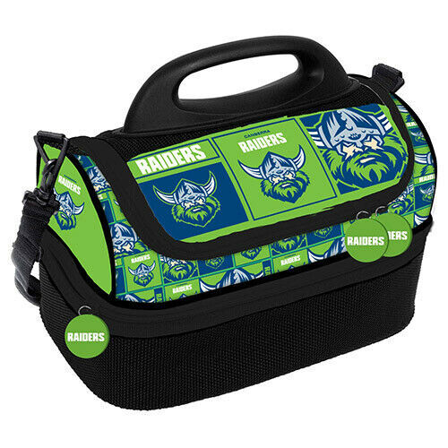 Canberra Raiders NRL Insulated Lunch Print Dome Cooler Bag Lunch Box 